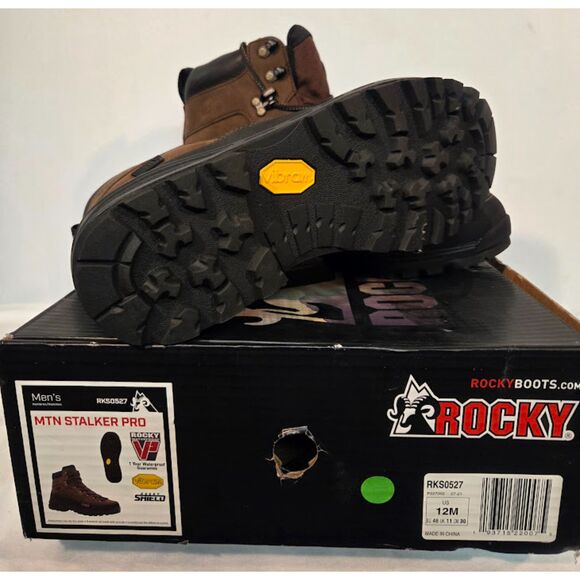 Rocky MTN Stalker Pro Waterproof Work/Hunting Boots Size 12M RKS0527 Rocky MTN Stalker Pro Waterproof Mountain Boot RKS0527  main image 3
